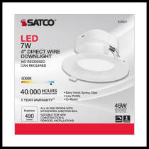 7WLED/DW/RDL/4/50K/120V - S39021