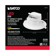 9WLED/DW/RDL/5-6/27K/120V - S39026