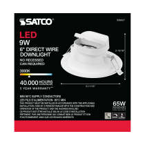 9WLED/DW/RDL/5-6/30K/120V - S39027