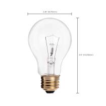 25W A19 CLEAR STD BULB 130V - S3940