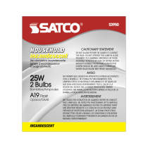 25W A-19 FROSTED 130V - S3950