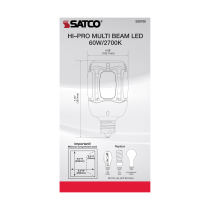 60W/LED/HID/MB-G3/27K/100-277V - S39799