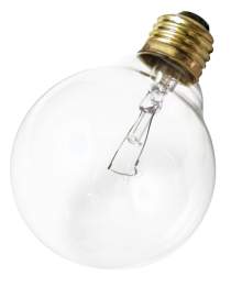 3 PACK 40W G25 CLEAR GLOBE 120 - S4048