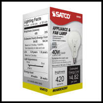 40A15 CLEAR E12 NICKEL PLATED - S4160