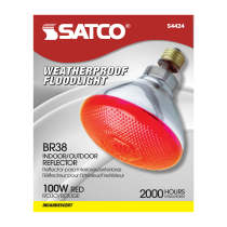 100W BR-38 RED 120V. - S4424