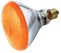100W BR-38 AMBER 120V. - S4425