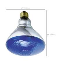 100W BR-38 BLUE 120V. - S4428