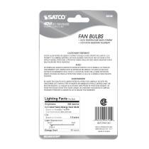 40W CLEAR B11 FAN BULB CD/2 - S4740