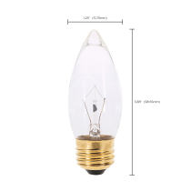 40W CLEAR B11 FAN BULB CD/2 - S4740
