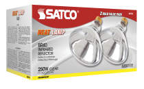 250R40/1/CL/2PK HEAT LAMP - S4755
