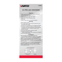 45W/LED/HP/850/100-277V/EX39 - S49393