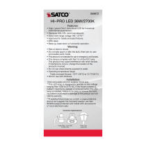 36W/LED/HP/827/100-277V/E26 - S49672