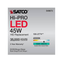 45W/LED/HP/840/100-277V/EX39 - S49673