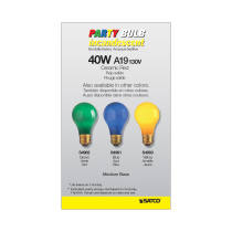 40W A19 CERAMIC RED 130V - S4980