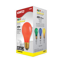 40W A19 CERAMIC RED 130V - S4980