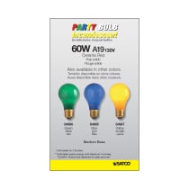 60W A19 STD RED CERAMIC - S4984