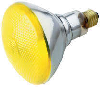 230 VOLT 100W BR-38 YELLOW E27 - S5004