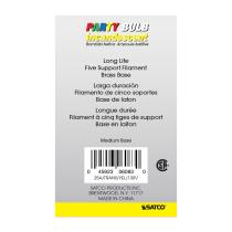 25W A19 TRANS. YELLOW 130V - S6083