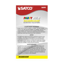 25W A19 CERAMIC YELLOW 130V - S6093