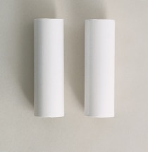 2-4" WH PLS STD CANDLE COV - S70-371
