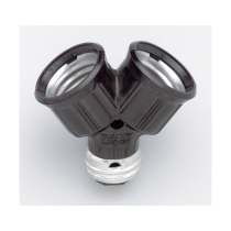 BAKELITE SINGLE TO TWIN LAMP H - S70-541