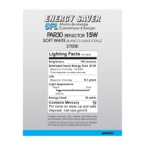 15PAR30/E26/2700K/120V/1PK - S7204