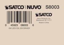 6W LED/CDL EM DRIVER - S8003