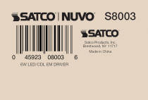 6W LED/CDL EM DRIVER - S8003