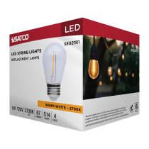 1W/LED/S14/CL/27K/120V/ND/4PK - S8021R1