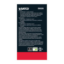 1W/LED/S14/ORANGE/120V/ND/4PK - S8026