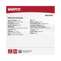 48FT/LED/SL/S14/IRR/RGBTW/120V - S8033R1