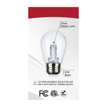 1W/LED/S14/RGBW/CL/12V/2PK - S8050