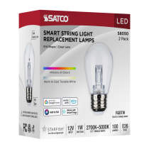 1W/LED/S14/RGBW/CL/12V/2PK - S8050