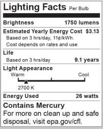 26T3/GU24/2700K/120V/1PK - S8207