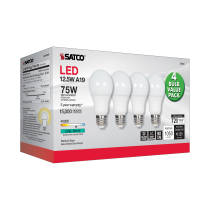 12.5A19/LED/40K/ND/120V/4PK - S8489