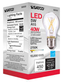 5A15/CL/LED/E26/27K/90CRI/120V - S8550