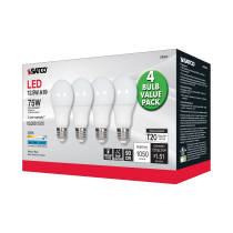 12.5A19/LED/50K/ND/120V/4PK - S8565