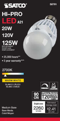 20WA21/LED/927/120V/DIM - S8791