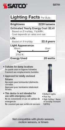20WA21/LED/927/120V/DIM - S8791