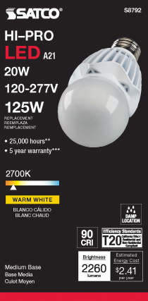 20WA21/LED/927/120-277V - S8792