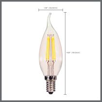 4W CFC/LED/40K/CL/120V - S8840