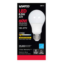 8.5A19/LED/27K /120-277V - S8914