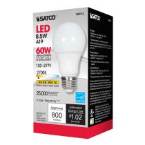 8.5A19/LED/27K /120-277V - S8914