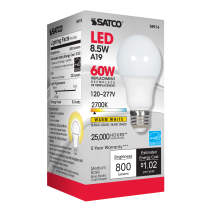 8.5A19/LED/27K /120-277V - S8914