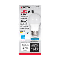 5.5A15/LED/5000K/120V - S9033