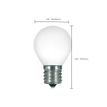 1.0W S11/WH/LED/E17/120V/CD - S9168