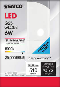 6G25LED/5000K/450L/120/D - S9203