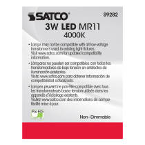 3MR11/LED/25'/4000K/12V - S9282