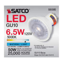 6.5MR16/LED/40'/50K/120V/GU10 - S9385