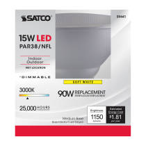 15PAR38/LED/25'/3000K/120V/D - S9441